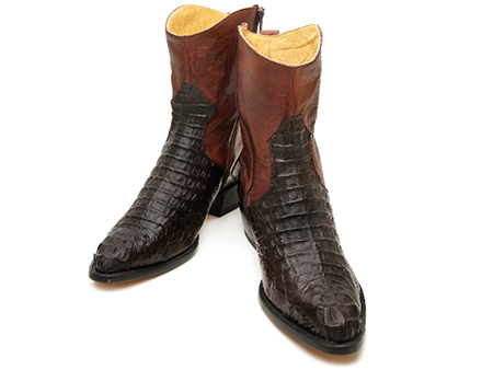 Botas Jaca 3086 Brown Caiman × Glace Café 商品写真