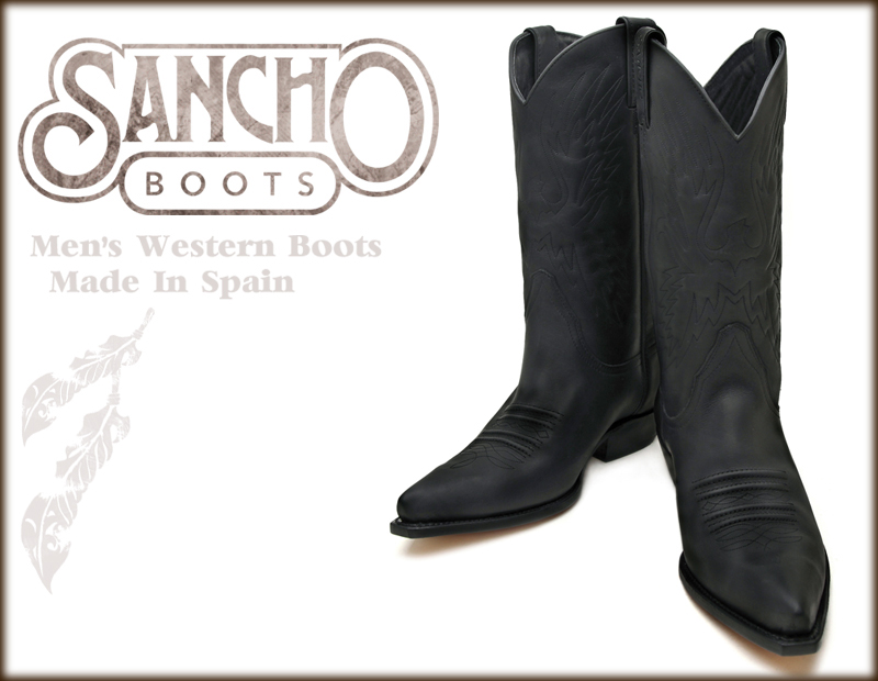 サンチョ（SANCHO）BW5326 Black の詳細ページです｜Western Boots