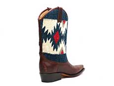 ADAM'S BOOTS 2229 WESTERN CAOBA BROWNの右斜め後ろ向き写真