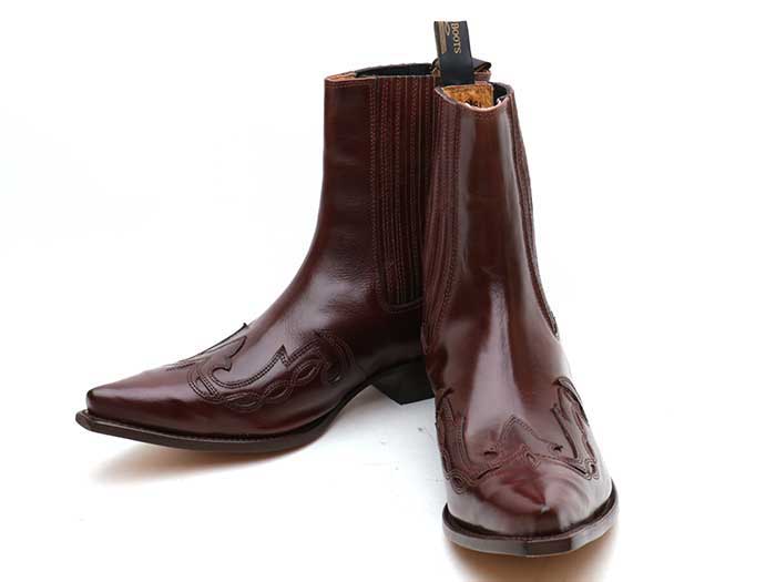 ADAM'S BOOTS 3081 PULL UP 39 BROWNのメイン商品写真