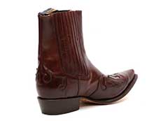 ADAM'S BOOTS 3081 PULL UP 39 BROWNの右斜め後ろ向き写真