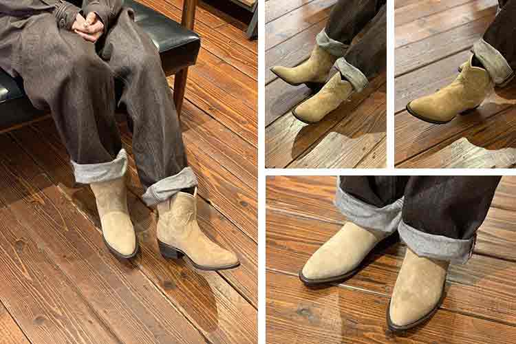 PISTOLERO PTL070 TAN SUEDE 詳細ページへ